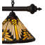 47" Long Nuevo Mission 3 Light Island Pendant