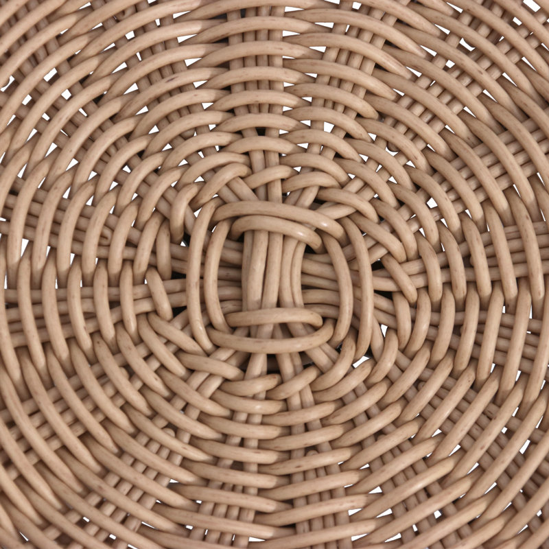 Bernabe Wicker Coffee Table for Indoor and Outdoor Use, Natural