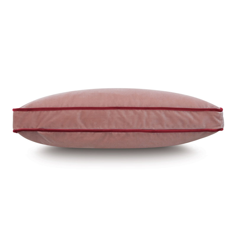 Uma Velvet Pillow Cover & Insert, Pink