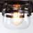 Industrial Farmhouse Oil Rubbed Bronze Outdoor Wall Lantern With Clear Glass Shade, E26 Porch Light Fixture For Front Door, Patio, Garage And Corridor