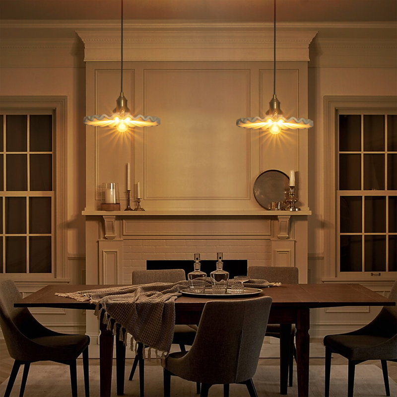 Suspension moderne avec lumière