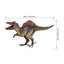Statue de jardin en métal en forme de dinosaure avec un design tridimensionnel détaillé et une finition résistante aux intempéries-125783120