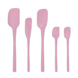 Tovolo Flex-Core All Silicone Assorted Spatulas - Set of 5 Pink Sorbet