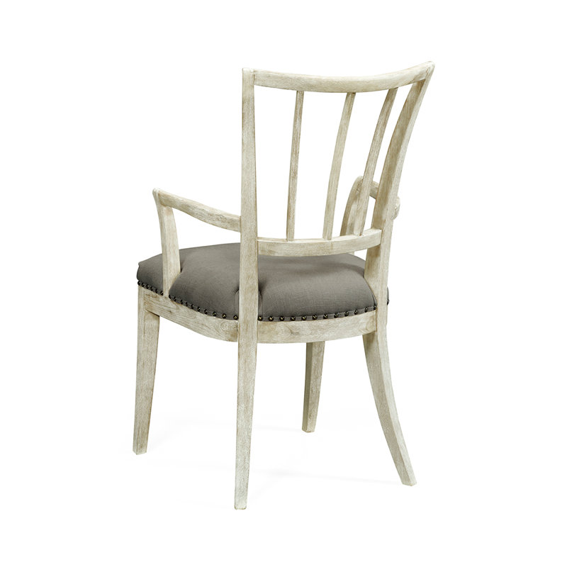 William Yeoward Upholstered Arm Chair, Beige