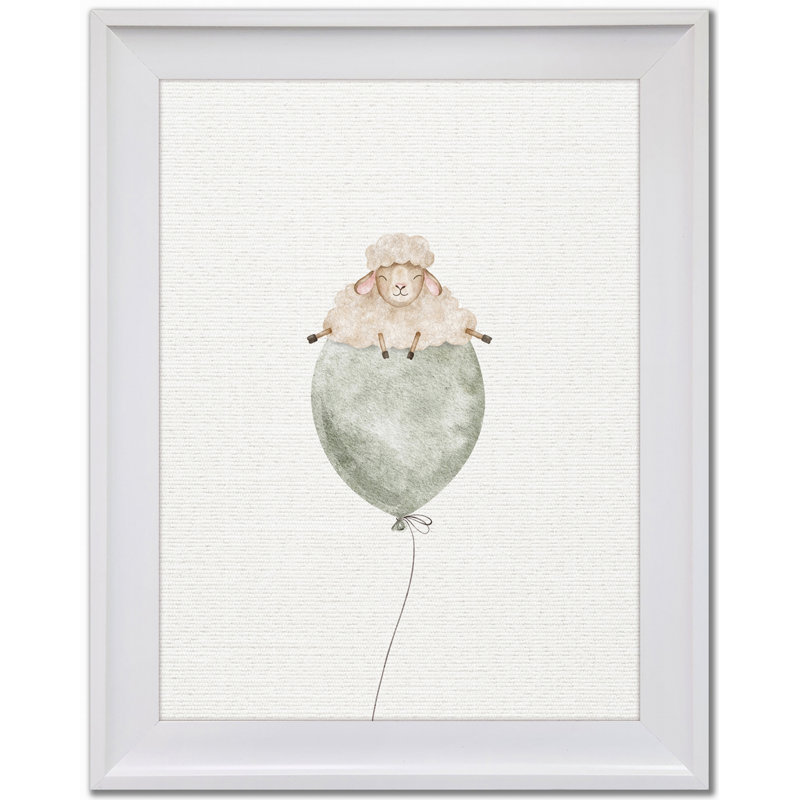 Sheep Balloon 1 Canvas Wall Art