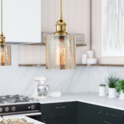 Luminaire suspendu cylindrique à 1 lumière Leilani