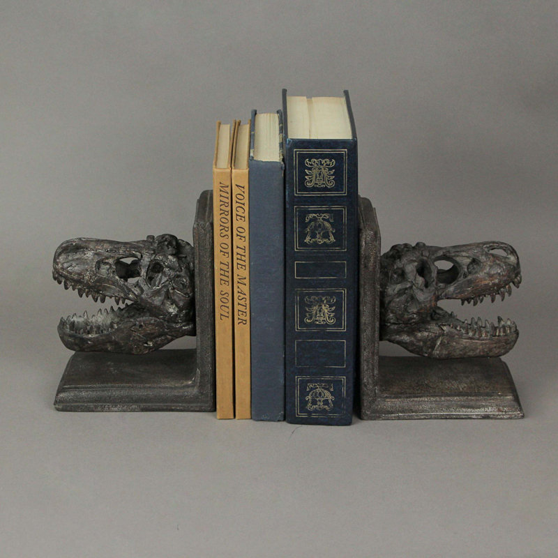 Serre-livres crâne
