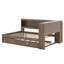 Lit de jour avec lit gigogne et tablettes de rangement, éclairage DEL et ports USB-1398261119