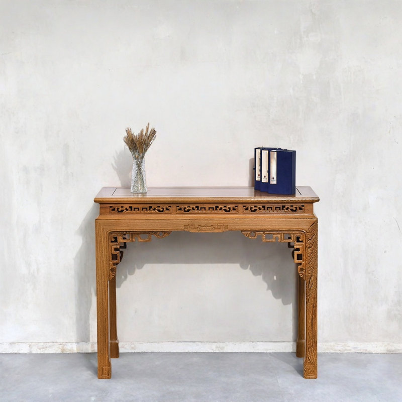 Solid Wenge  Wood Console Table, 32.3" H x 39.4" W x 16.5" D