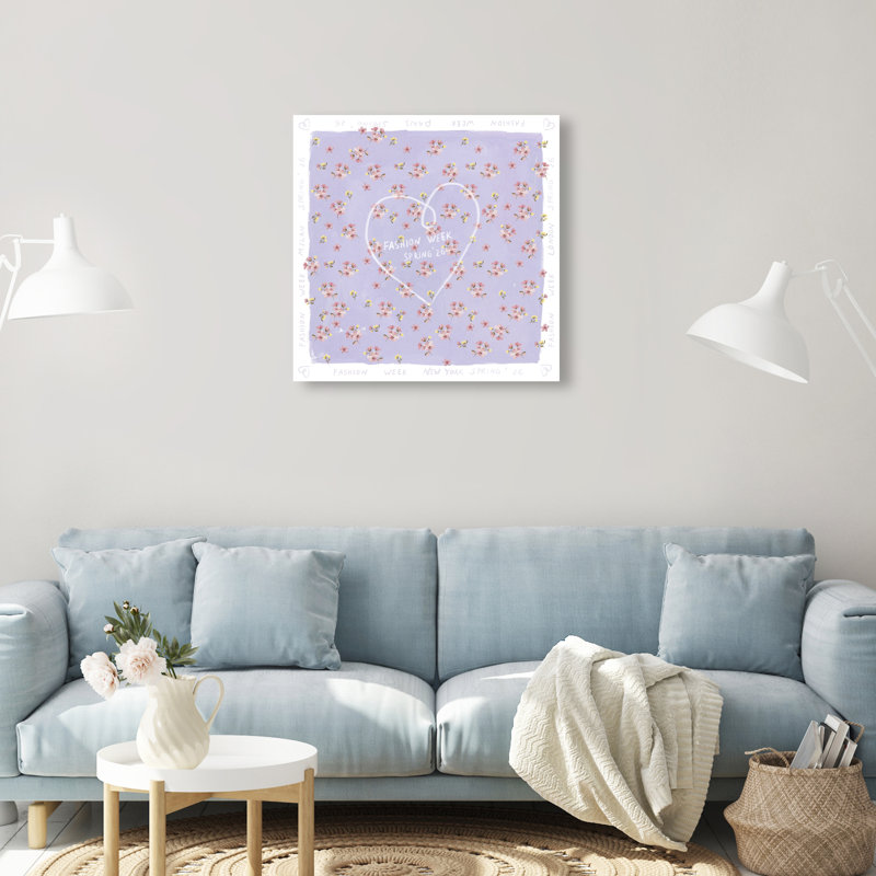 Lilac Spring Fashion Print by Oliver Gal, 24"H x 24"W, Gallery Wrapped