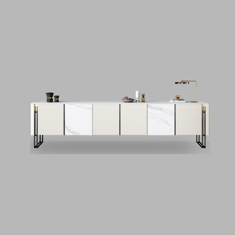 Crédence de rangement l 94,48 po Modern Minimalist