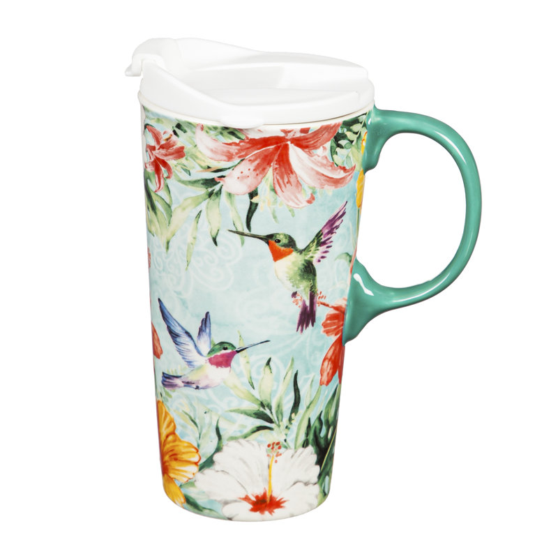 17 oz Tasse de voyage en céramique