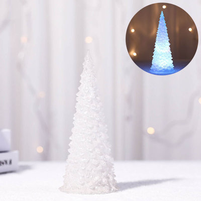 Jouets lumineux en plastique, lumières de Noël colorées, veilleuses, cadeaux d'anniversaire lumineux, 21 cm