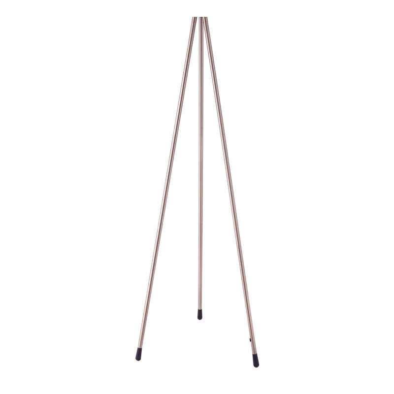 59" Tall Metal Floor Lamp, Contemporary Design, White