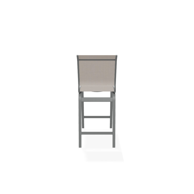 Tabouret de bar 26 po Holna, Graphite texturé, Naturel