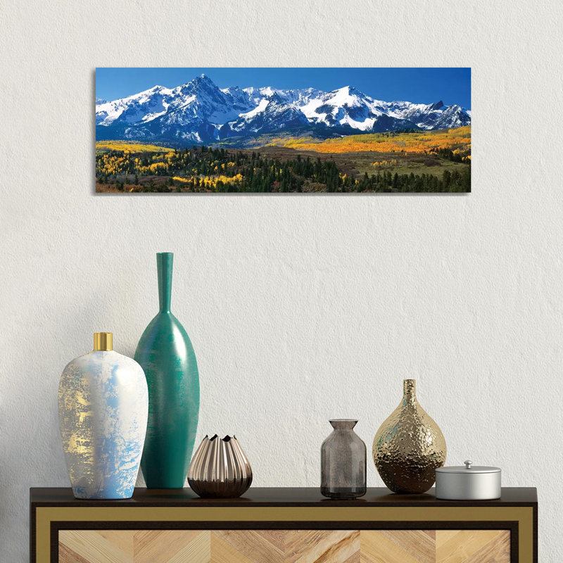 Snow-Covered - Wrapped Canvas Panoramic Print, 30.48 cm H x 91.44 cm W x 1.91 cm D