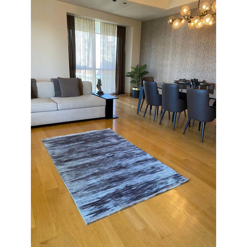 Tapis en coton Tilina avec envers antidérapant, Rectangle 3 pi 3 po x 9 pi 2 po