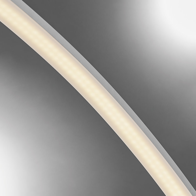 Lampe sur pied à DEL 65 po Artimizia, Argent