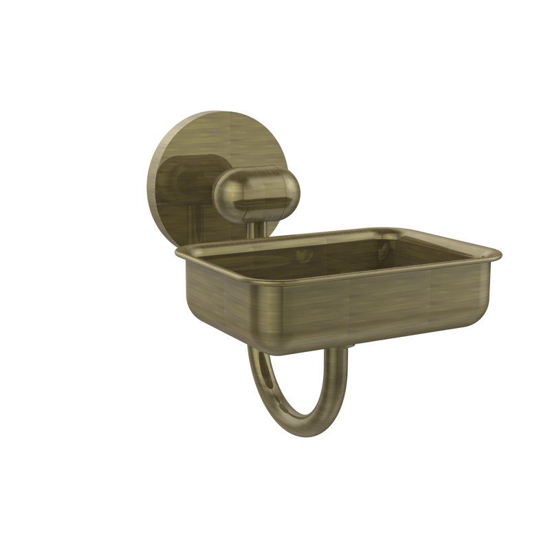 Itzhak Soap Dish, Antique Brass