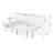 Blatnice 91" Wide Velvet Reversible Sleeper Sofa & Chaise with Storage-249923503-258706973