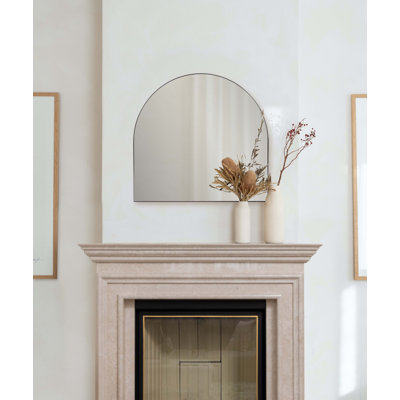 Annastaziah Stainless Steel Arch Mirror