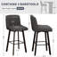 Tabouret de bar pivotant à hauteur de comptoir 30 po pour îlot de cuisine-117276406-120797432-120797433