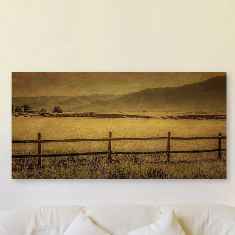 Yampa Valley Morning by Don Schwartz - Wrapped Canvas Print, 45cm H x 91cm W