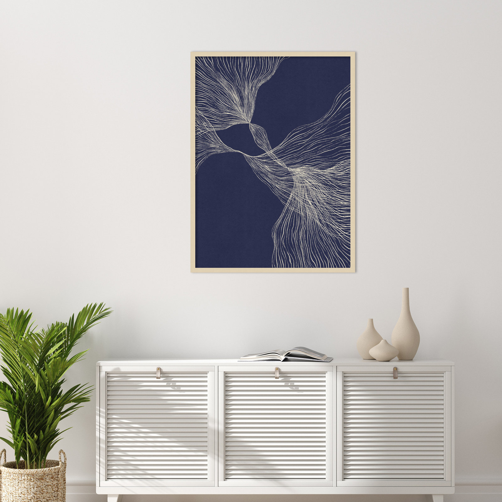Interaction 1 by Alisa Galitsyna, 41" H x 31" W x 1" D, Brown