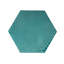 Tables d'appoint - 2, style, fer, bleu sarcelle craquelé, ajoute de la beauté à l'espace extérieur, aucune table d'assemblage requise