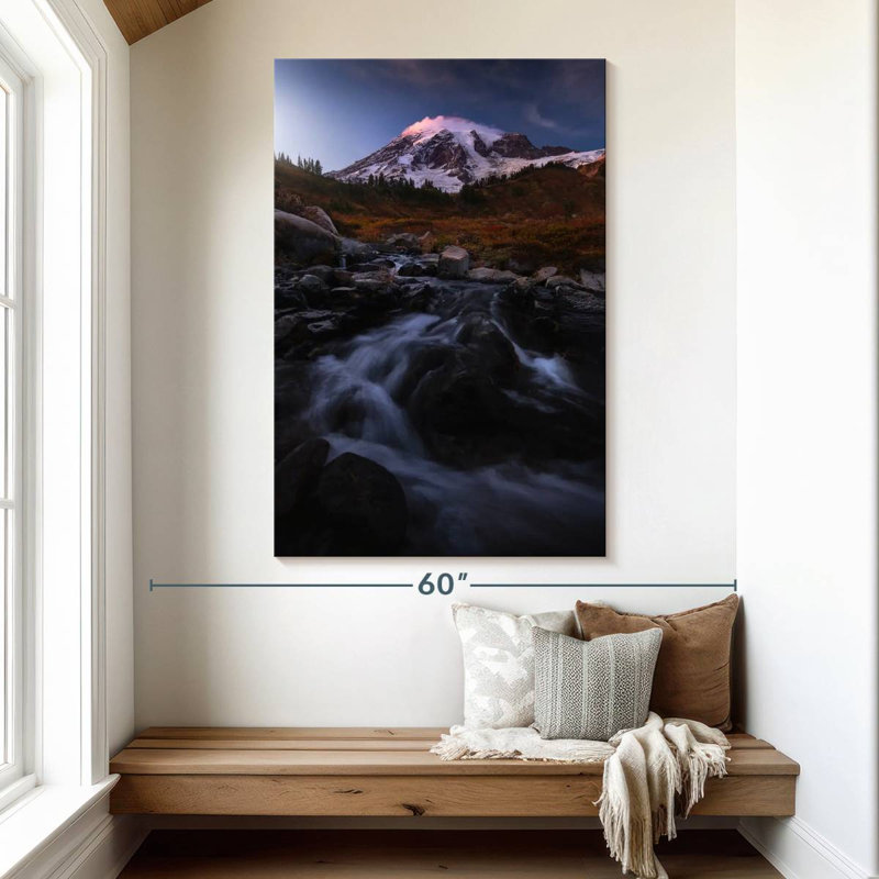 Alvord Creek près du mont Rainer, H 51 po x l 34 po