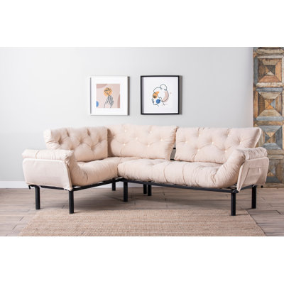 Upholstered L-Shaped Sectional Left Hand Facing