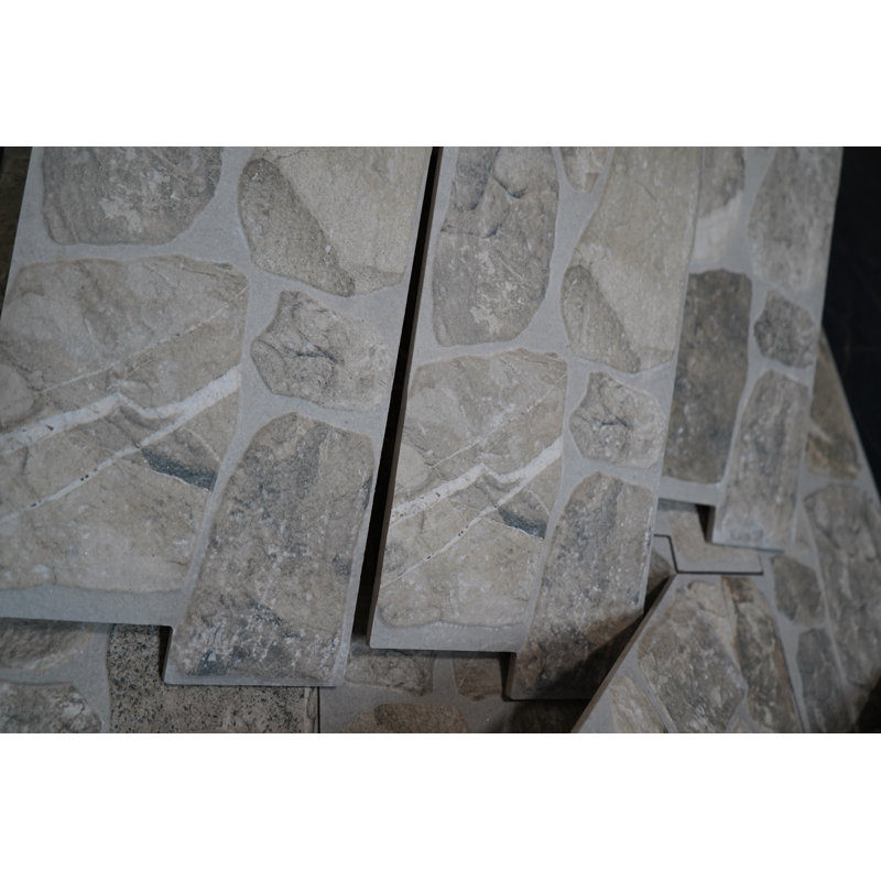8" x 24" Porcelain Stone Look Wall Tile