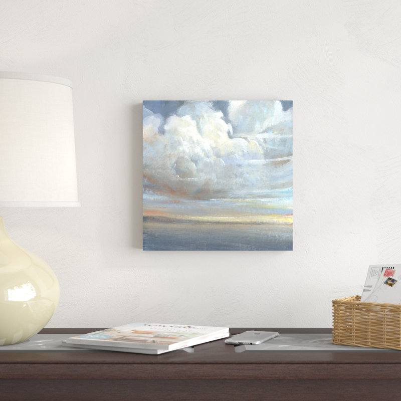 «Passing Storm II» par Timothy O 'Toole - peinture sur toile tendue, H 12 po x l 12 po