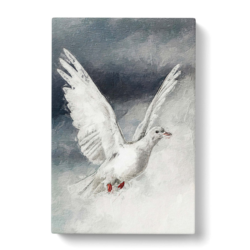 Flying Dove - Wrapped Canvas Painting, 60cm H x 40cm W x 3cm D