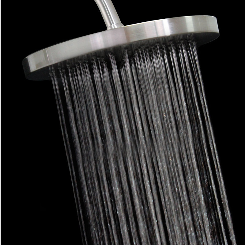 Pomme de douche à pluie, Nickel satiné