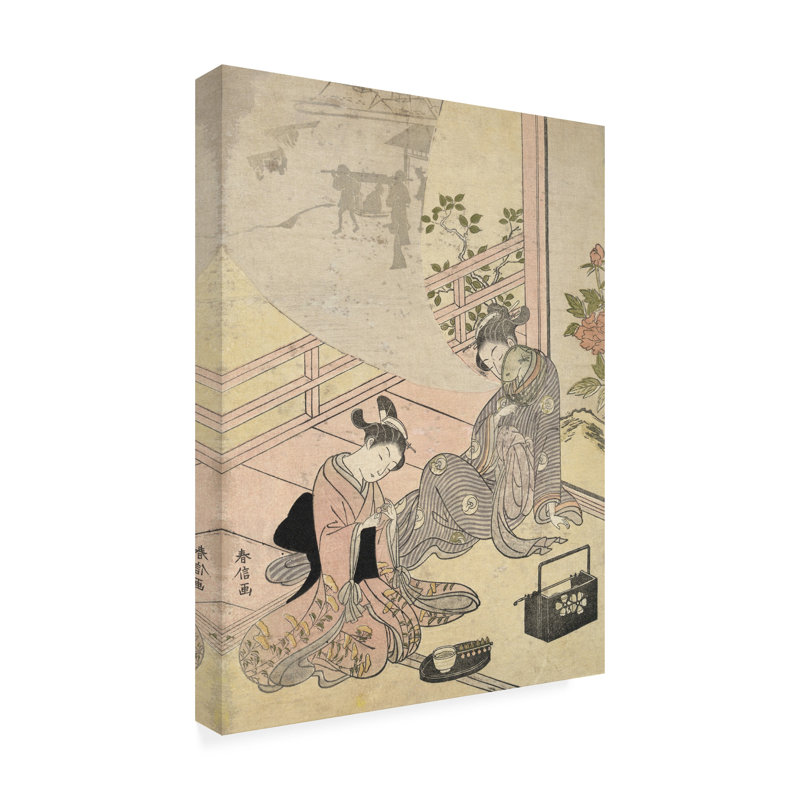 Reproduction d’art sur toile, "courante rêveuse" par Suzuki Harunob
