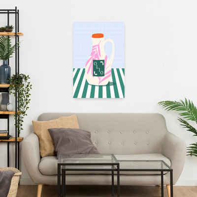 Art mural moderne Olio Olive Pitcher