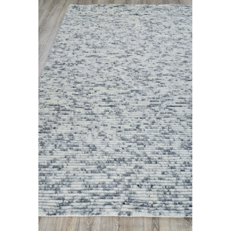 Kaza Wool Striped Area Rug, Rectangle 8' x 10'