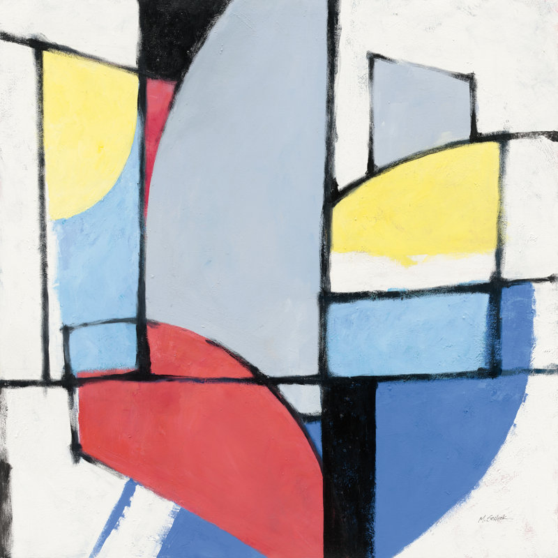 Primaries - Wrapped Canvas Painting, 122cm H x 122cm W x 3.8cm D