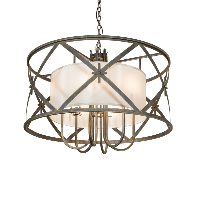 38" Wide Penelope 6 Light Pendant