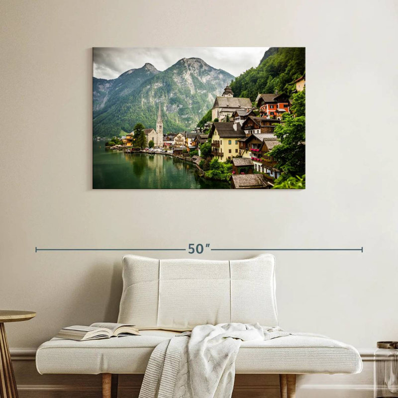 Alvord Hallstatt, Autriche, H 26 po x l 39 po