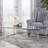 Ultra-Modern Tempered Glass and Acrylic Coffee Table