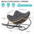 Weixel Wicker Rocking Chair With Cushion And Footrest
