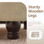 Repose-pieds rond avec rangement en similicuir Duanys-1534653987
