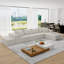 Canapé modulaire rembourré en chenille Modern-1876166137