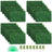 Artificial Boxwood Hedge Wall Panel - 24" x 16", PE/Plastic, 24 Pack, Green, UV Resistant