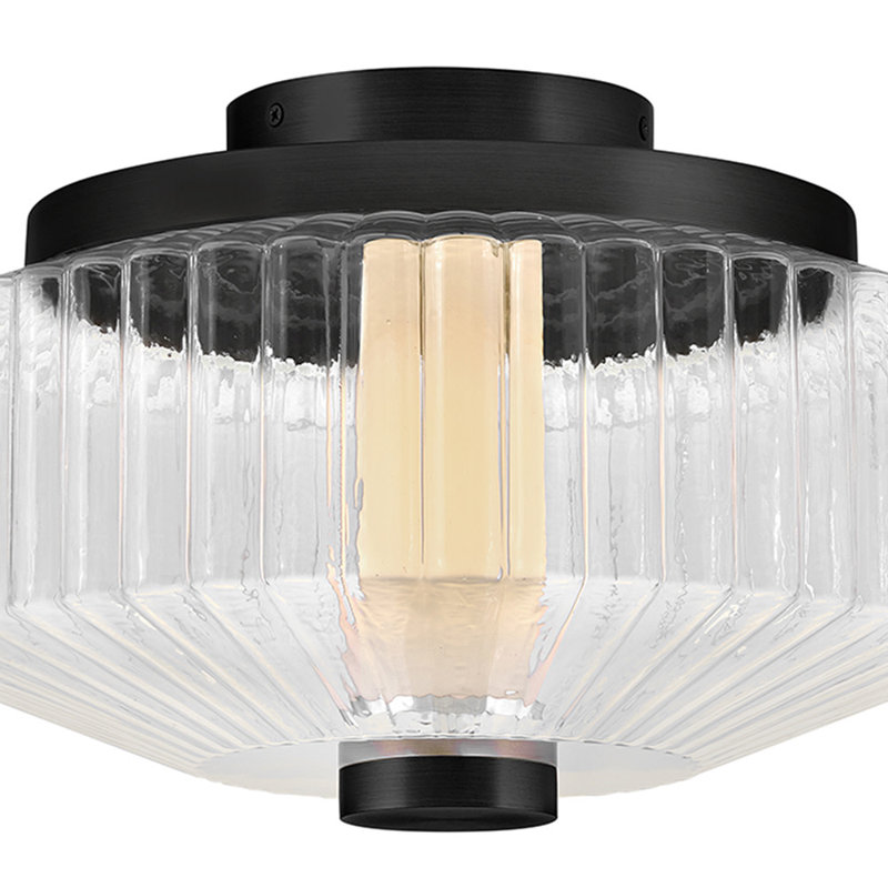 Reign 1 - Light LED Flush Mount, Matte Black