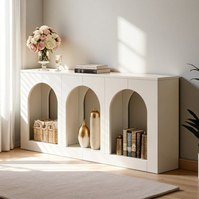 Stylish Arches Side Table,Entryway Table,Stable Console Table