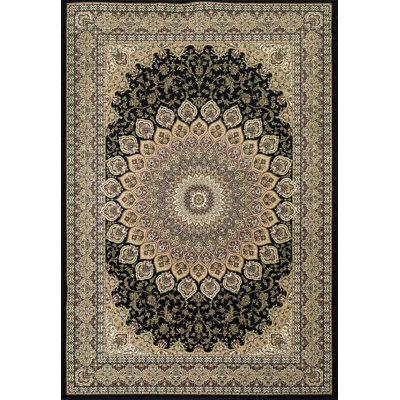 Tapis de couloir ivoire / gris / noir Runner Fraher