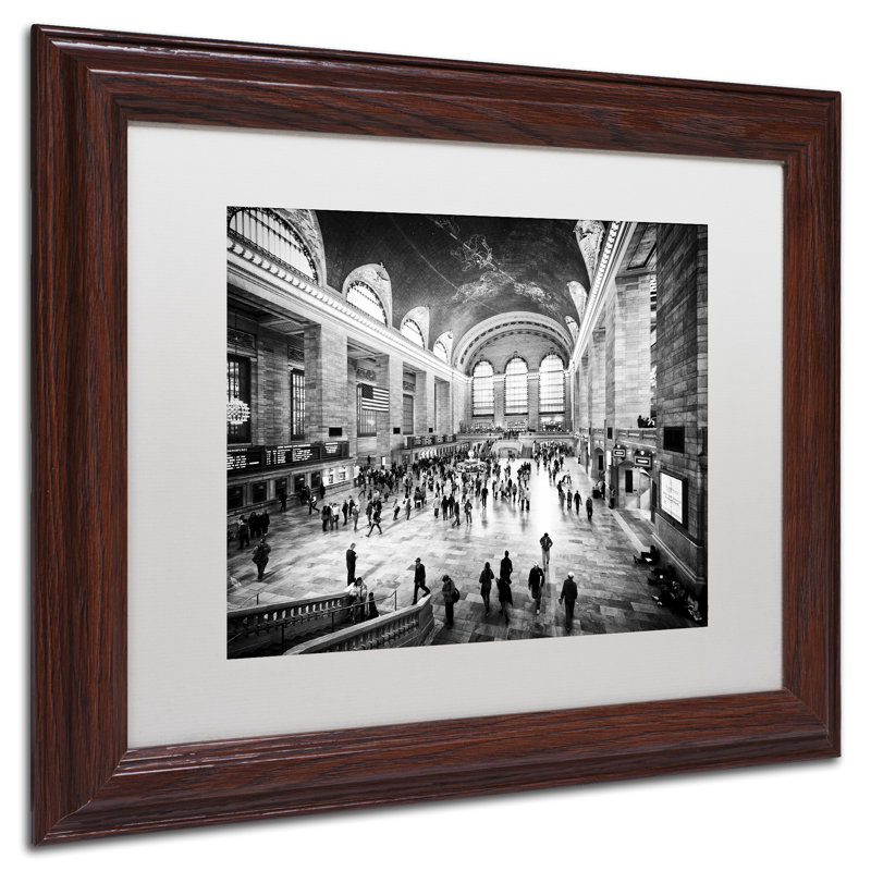 Reproduction de photo encadrée "grand central de la grande-grande-grande" par philippe hugonnard,